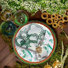 Load image into Gallery viewer, Green Embroidered Linen Napkins, Green Lace Napkins, Linen Napkins, Dinner Napkins, Wedding Napkins, Party Napkins, Holiday Napkins, Christmas Linen Napkins, Luxury Table Linens, Premium Linen Napkins, Fine Dining Linen Napkins, Dining Linen Napkins, Wedding Linen Napkins, Special Occasion Napkins, Everyday Use Linen Napkins,High-quality linen napkins, Sustainable dining essentials, Elegant table decor