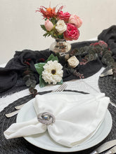 Load image into Gallery viewer, Black Stone Napkin Rings