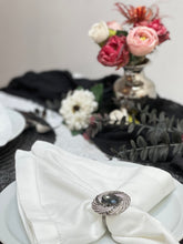 Load image into Gallery viewer, Black Stone Napkin Rings