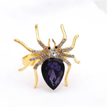 Load image into Gallery viewer, Spider Napkin Rings (4pcs/set)