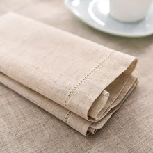 Load image into Gallery viewer, Natural Cotton Napkins, Handmade Napkins, Cotton Napkins, Dinner Napkins, Wedding Napkins, Party Napkins, Holiday Napkins, Premium Napkins, Wedding Cotton Napkins, Fine dining Napkins,  Luxury table linens, Sustainable dining essentials, Elegant table decor, High-quality napkins, Everyday use napkins, Special occasion napkins, Seasonal table decor, Spring Linen Napkins, Spring Napkins, Spring-themed table linens, Spring-inspired home decor, Unique spring table settings, Seasonal dining accessories