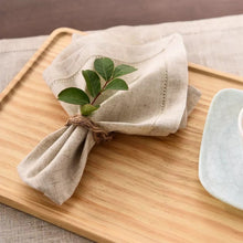Load image into Gallery viewer, Natural Cotton Napkins, Handmade Napkins, Cotton Napkins, Dinner Napkins, Wedding Napkins, Party Napkins, Holiday Napkins, Premium Napkins, Wedding Cotton Napkins, Fine dining Napkins,  Luxury table linens, Sustainable dining essentials, Elegant table decor, High-quality napkins, Everyday use napkins, Special occasion napkins, Seasonal table decor, Spring Linen Napkins, Spring Napkins, Spring-themed table linens, Spring-inspired home decor, Unique spring table settings, Seasonal dining accessories
