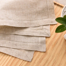 Load image into Gallery viewer, Natural Cotton Napkins, Handmade Napkins, Cotton Napkins, Dinner Napkins, Wedding Napkins, Party Napkins, Holiday Napkins, Premium Napkins, Wedding Cotton Napkins, Fine dining Napkins,  Luxury table linens, Sustainable dining essentials, Elegant table decor, High-quality napkins, Everyday use napkins, Special occasion napkins, Seasonal table decor, Spring Linen Napkins, Spring Napkins, Spring-themed table linens, Spring-inspired home decor, Unique spring table settings, Seasonal dining accessories