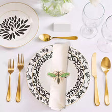 Load image into Gallery viewer, bee napkin ring, green bee napkin ring