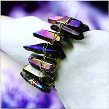 Load image into Gallery viewer, Colourful Stone Napkin Rings, Gemstone Napkin Rings, Handmade Napkin Rings, Colorful Napkin Rings, Baby Shower Napkin Rings, Wedding Napkin Rings, Wedding Decoration, Decoration for Wedding, Tabletop Decor, Party Wedding Set, party, Ornament Table Setting, Napkin Rings Wholesale, Napkin Ring Buckles, napkin decor, Holiday Napkin Ring, Holiday Napkin Holder, Dinner Table Rings, Dinner Table Decor, Decorative Serviette Ring