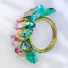 Load image into Gallery viewer, Colourful Stone Napkin Rings, Gemstone Napkin Rings, Handmade Napkin Rings, Colorful Napkin Rings, Baby Shower Napkin Rings, Wedding Napkin Rings, Wedding Decoration, Decoration for Wedding, Tabletop Decor, Party Wedding Set, party, Ornament Table Setting, Napkin Rings Wholesale, Napkin Ring Buckles, napkin decor, Holiday Napkin Ring, Holiday Napkin Holder, Dinner Table Rings, Dinner Table Decor, Decorative Serviette Ring