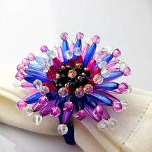 Load image into Gallery viewer, Purple Gerbera Napkin Rings (12pcs/set)