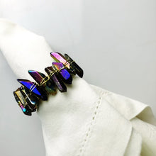 Load image into Gallery viewer, Colourful Stone Napkin Rings, Gemstone Napkin Rings, Handmade Napkin Rings, Colorful Napkin Rings, Baby Shower Napkin Rings, Wedding Napkin Rings, Wedding Decoration, Decoration for Wedding, Tabletop Decor, Party Wedding Set, party, Ornament Table Setting, Napkin Rings Wholesale, Napkin Ring Buckles, napkin decor, Holiday Napkin Ring, Holiday Napkin Holder, Dinner Table Rings, Dinner Table Decor, Decorative Serviette Ring