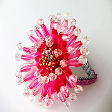 Load image into Gallery viewer, Pink Gerbera Napkin Rings (12pcs/set)