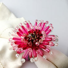 Load image into Gallery viewer, Pink Gerbera Napkin Rings (12pcs/set)