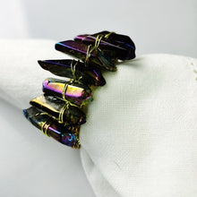 Load image into Gallery viewer, Colourful Stone Napkin Rings, Gemstone Napkin Rings, Handmade Napkin Rings, Colorful Napkin Rings, Baby Shower Napkin Rings, Wedding Napkin Rings, Wedding Decoration, Decoration for Wedding, Tabletop Decor, Party Wedding Set, party, Ornament Table Setting, Napkin Rings Wholesale, Napkin Ring Buckles, napkin decor, Holiday Napkin Ring, Holiday Napkin Holder, Dinner Table Rings, Dinner Table Decor, Decorative Serviette Ring