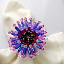 Load image into Gallery viewer, Purple Gerbera Napkin Rings (12pcs/set)
