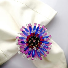 Load image into Gallery viewer, Purple Gerbera Napkin Rings (12pcs/set)