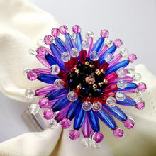 Load image into Gallery viewer, Purple Gerbera Napkin Rings (12pcs/set)