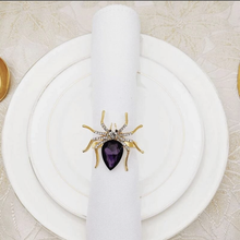 Load image into Gallery viewer, Spider Napkin Rings (4pcs/set)