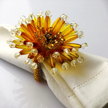 Load image into Gallery viewer, Yellow Gerbera Napkin Rings (12pcs/set)