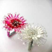 Load image into Gallery viewer, White Gerbera Napkin Rings (12pcs/set)