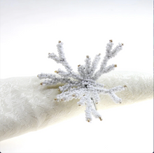 Load image into Gallery viewer, Wedding Decoration, white coral napkin rings, tropical table decor, tropical napkin rings, Tabletop Decor, Party Wedding Set, party, Ornament Table Setting, Napkin Rings Wholesale, Napkin Ring Buckles, napkin decor, Holiday Napkin Ring, Holiday Napkin Holder, Dinner Table Rings, Dinner Table Decor, Decorative Serviette Ring, Decoration for Wedding, coral napkin rings, coral, colorful napkin rings, beach table decor, beach set up, beach napkin rings, beach decoration, nautical napkin rings, coastal decor