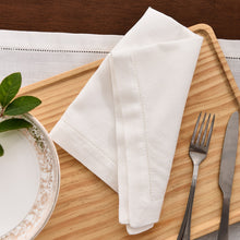 Load image into Gallery viewer, White Linen Napkins (4pcs/set)
