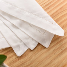 Load image into Gallery viewer, White Linen Napkins (4pcs/set)
