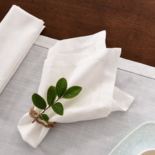 Load image into Gallery viewer, White Linen Napkins (4pcs/set)