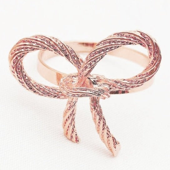 Rose Gold newest Napkin Rings