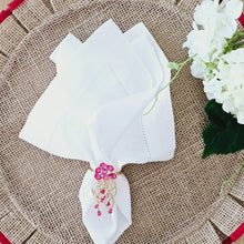 Load image into Gallery viewer, Pink Jellyfish Napkin Ring, Jellyfish Napkin Rings, Jellyfish Napkin Holder, Nautical Napkin Rings, Beach Napkin rings, Tropical napkin rings, Wedding Napkin Rings, Holiday Napkin Rings, Decorative Serviette Rings, Holiday Napkin Holders, Napkin Ring Buckles, Wedding Decorations, Decorations for Weddings, Dinner Table Rings, Dinner Table Decor, Banquet, Party, Wedding
