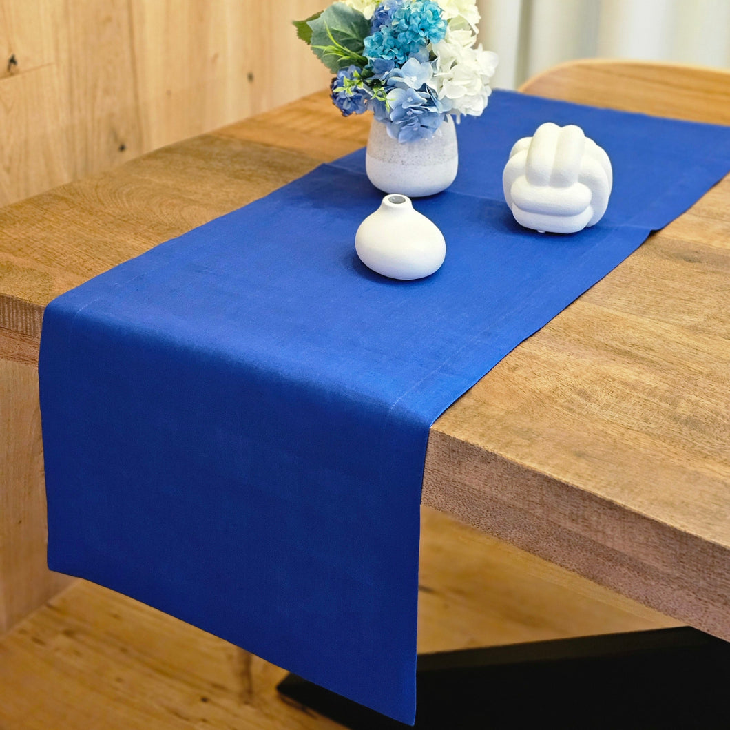 Royal Blue Linen Table Runner, Royal Blue Table Runner, Royal Blue Wedding Table Runner, Linen Table Runner, Royal Blue Rustic Table Runner, Farmhouse Table Runner, Dinner Table Runner, Handmade Table Runner, Wedding Table Runner, Valentine's Day Table Runner, Luxury linen Table Runner, Dining Table Runner, cloth Table Runner, Table Runner, Spring linen Table Runner, party Table Runner, Flax Table Runner