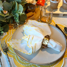 Load image into Gallery viewer, Acrylic napkin rings, gold acrylic napkin rings, gold napkin rings, crystal napkin rings, handmade napkin rings, colorful napkin rings, gold crystal napkin rings, Dinner Table Rings, wedding napkin rings,  Wedding Decoration, Party Wedding Set,  party, classic table decor, Tabletop Decor, Ornament Table Setting, Napkin Ring Buckles, napkin decor, Holiday Napkin Ring, Holiday Napkin Holder,  Dinner Table Decor, Decorative Serviette Ring, Decoration for Wedding, classy table decor
