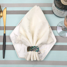 Load image into Gallery viewer, Peacock Napkin Rings (12 pcs/set)

