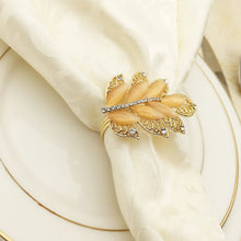 Load image into Gallery viewer, Leaf Napkin Rings (4pcs/set)
