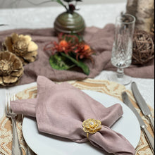 Load image into Gallery viewer, Pearl Flower Napkin Rings (4pcs/set)

