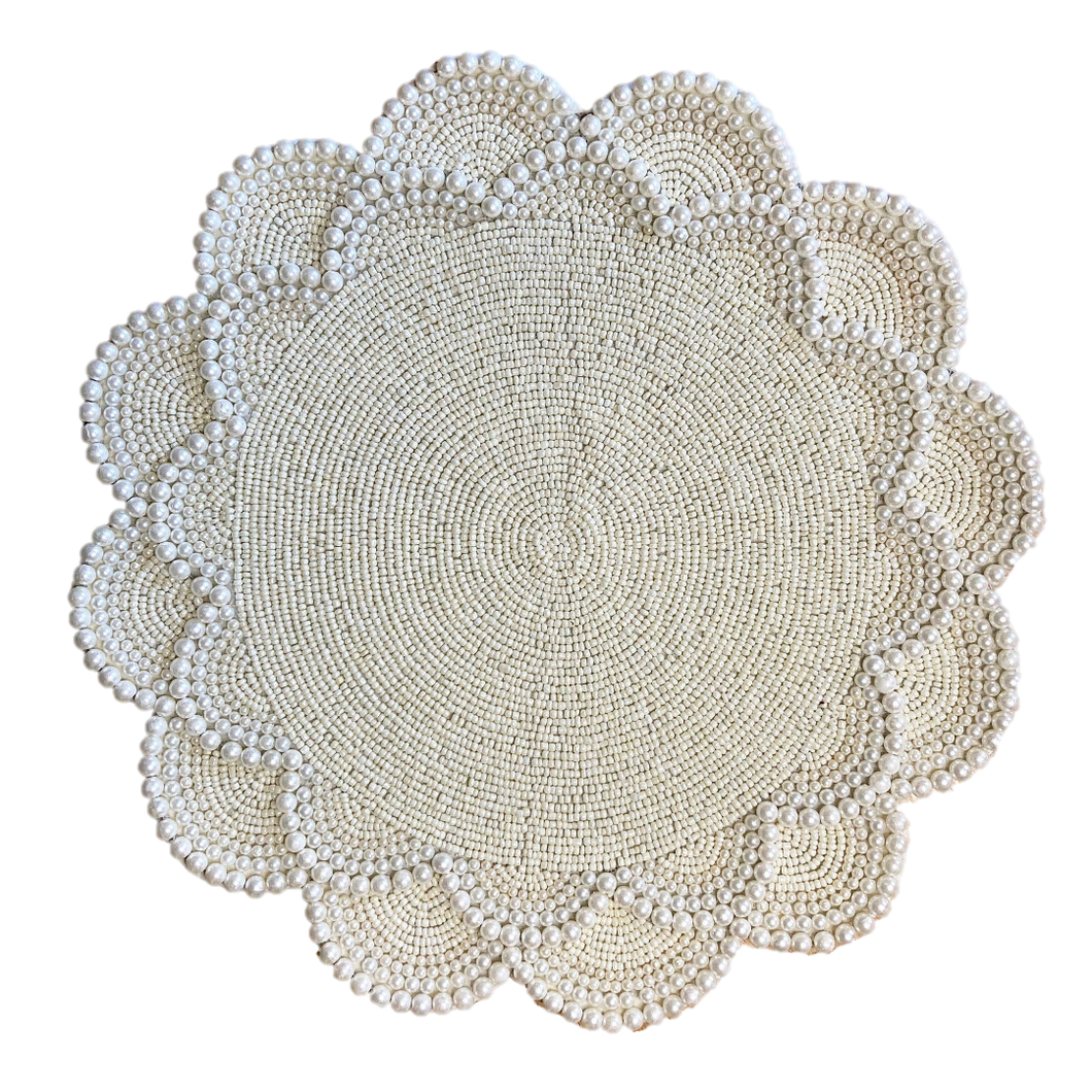 Pearl Beaded Placemats