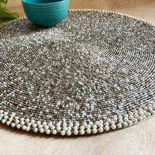 Load image into Gallery viewer, Champagne Classy Beaded Placemats
