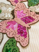 Load image into Gallery viewer, Butterfly Handmade Beaded Table Runner
