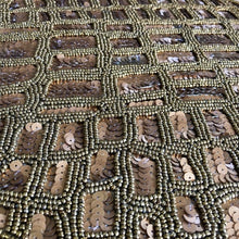 Load image into Gallery viewer, Gold Sequin Beaded Placemats
