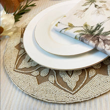 Load image into Gallery viewer, Boho Jute &amp; Beads Placemats
