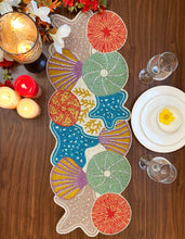 Load image into Gallery viewer, Shells Handmade Beaded Table Runner
