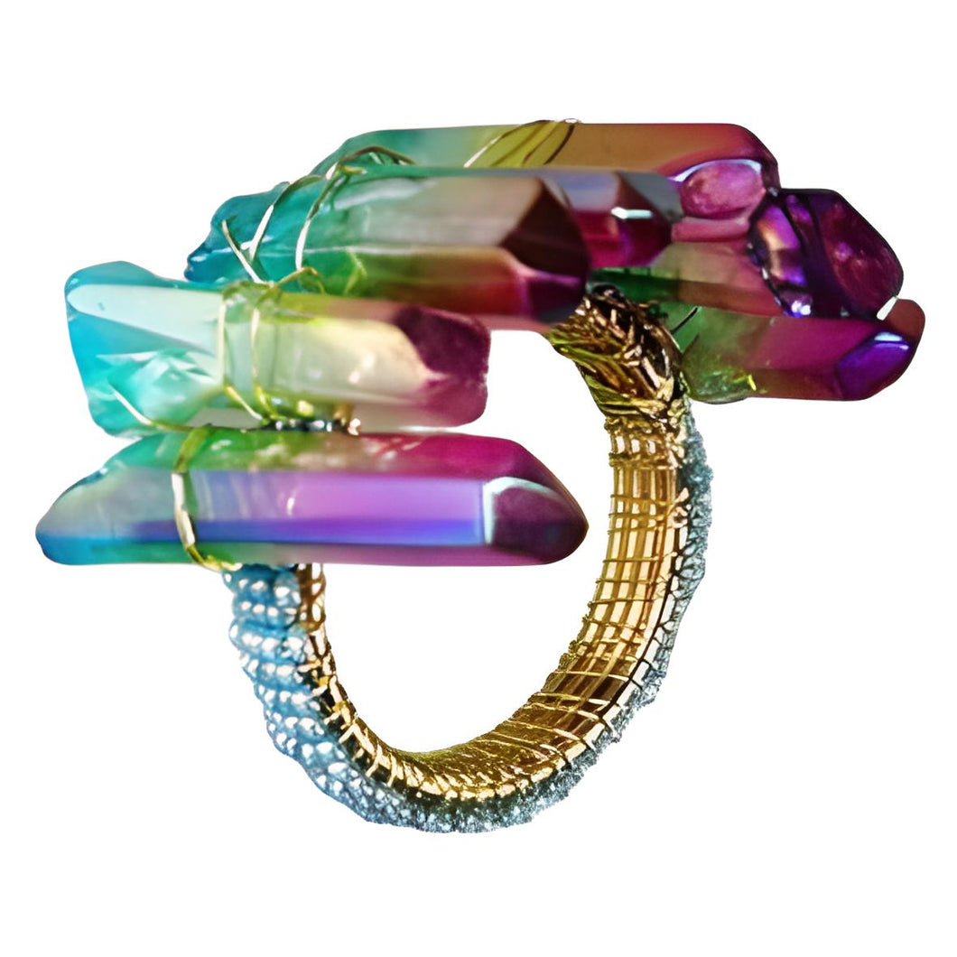 Colorful Stone Napkin Rings (12pcs/set)
